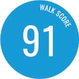 Walk Score 91